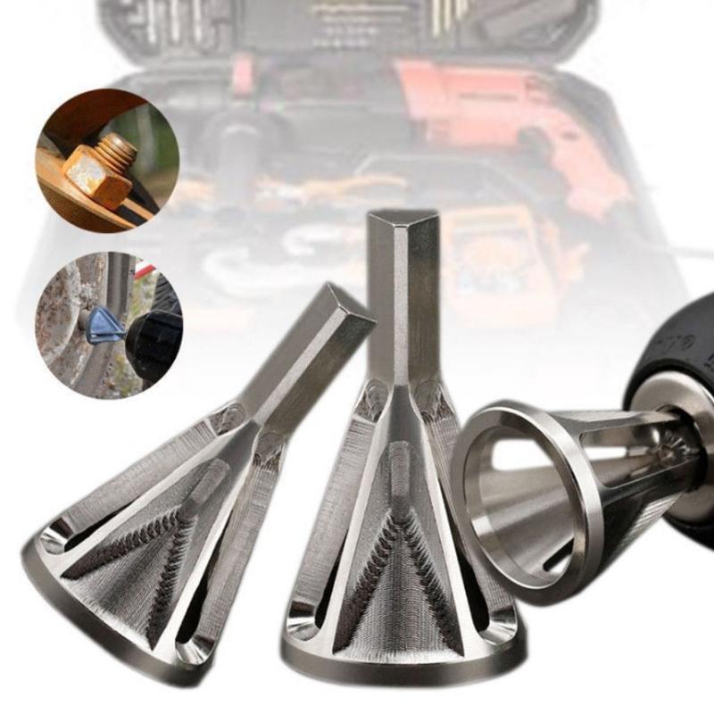 Functional Deburring Tool Kit with Triangular Hexagonal Grooves Accuracy Machining Essential for Engineers Craftsmen