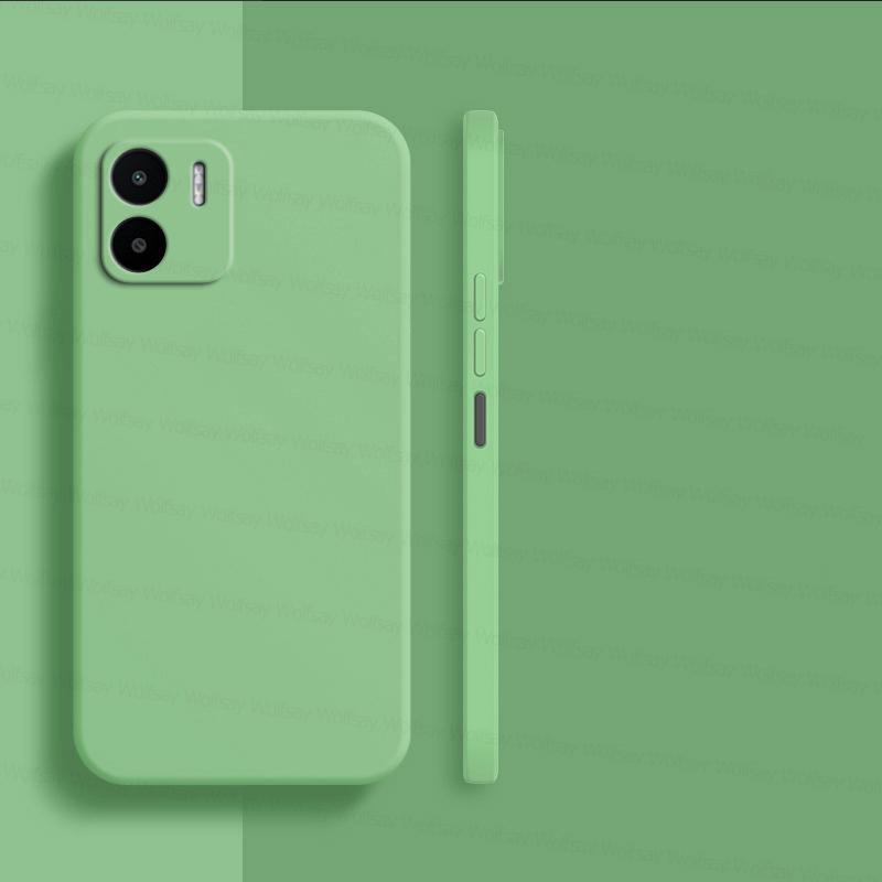 

Чохол для Xiaomi Redmi A2 Xiaomi Redmi A1 A2 Plus Розкішний ударостійкий ТПУ рідкий силіконовий чохол для телефону Xiaomi Redmi A2 Redmi A2 зелений