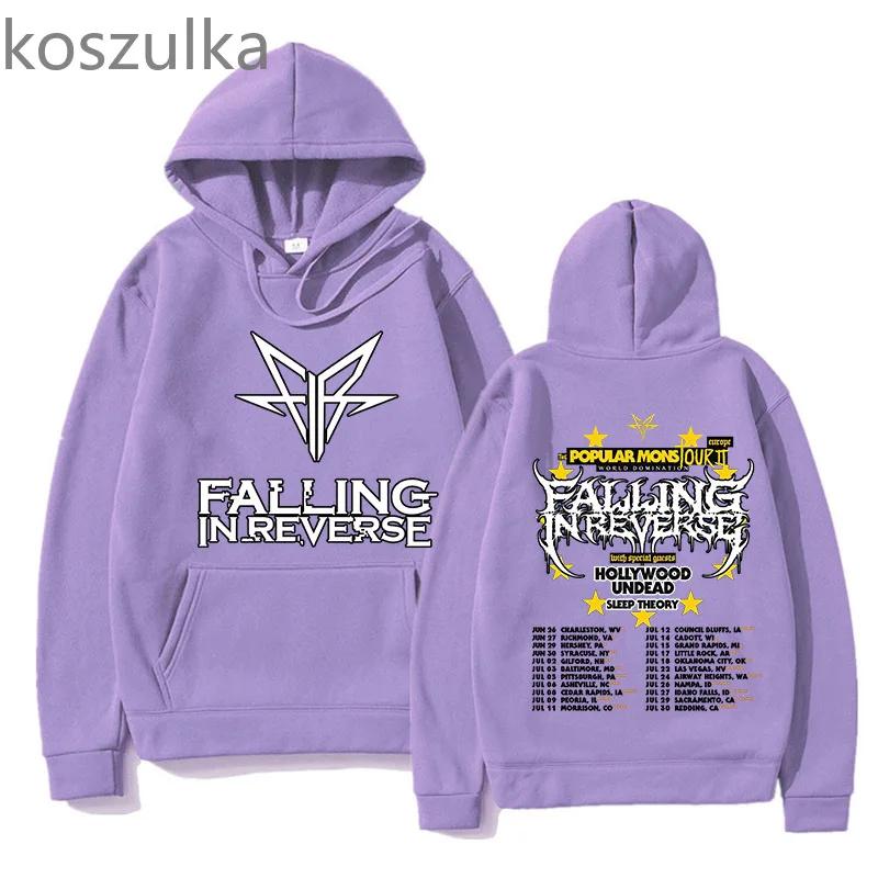 Funny Falling In Reverse The Popular Mons Hoodies Women Men Funny Prank Sweatshirt Letter Pattern Clothing Oversized Pullovers