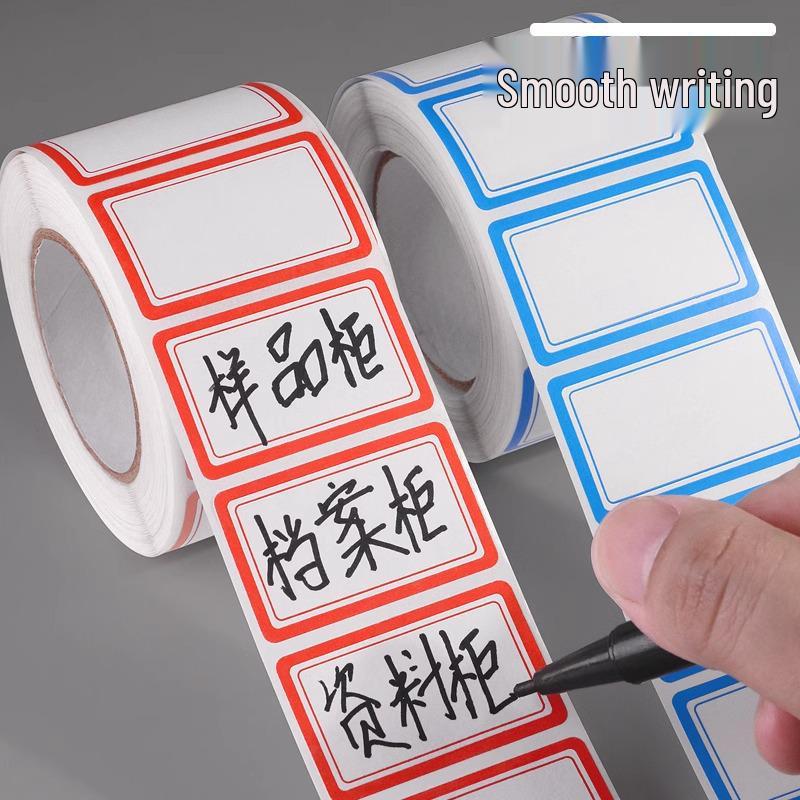 Writable Adhesive Price Tags for Supermarket Product Classification