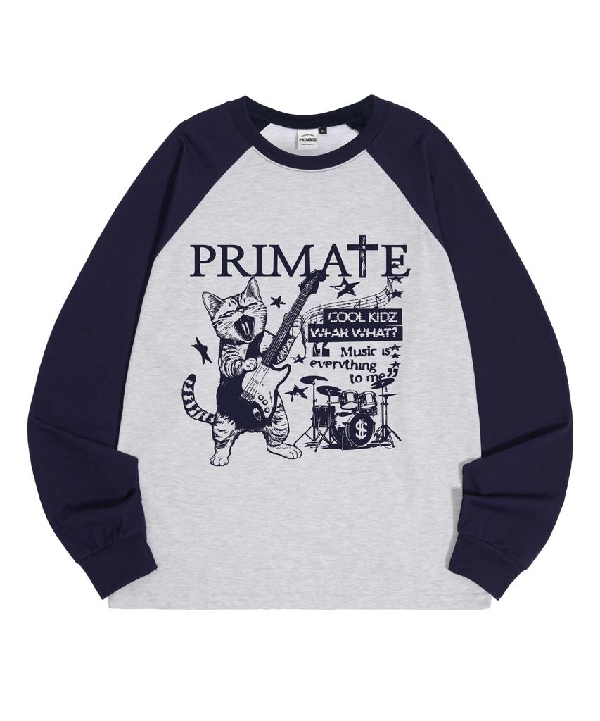PRIMATE Rock&Roll Oversized Raglan Long Sleeve 3 Colors