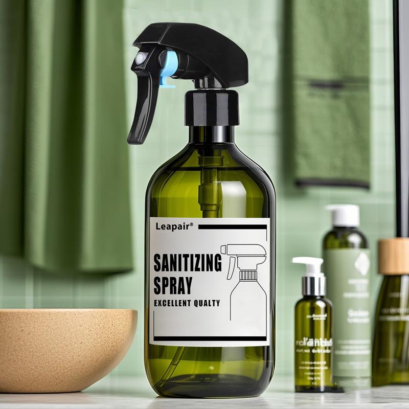 500ml Etiketli Yeniden Doldurulabilir Sprey Şişeleri Plastik Taşınabilir Tetik Sprey Şişesi Bahçe Bitki Mutfak İçin Makyaj Aracı