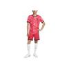 Nike Dry Fit Adv Logo Print Outdoor Casual Sports Crew Neck Short Sleeve Football Shirt Men Tops Red FJ4268-679