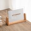 U Shape Desktop Picture Frame Wooden Photo Display Rack New Photo Holder  Wedding Use