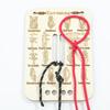 1PCS new wooden knot knot learning training board outdoor life-saving camping knot practice tool