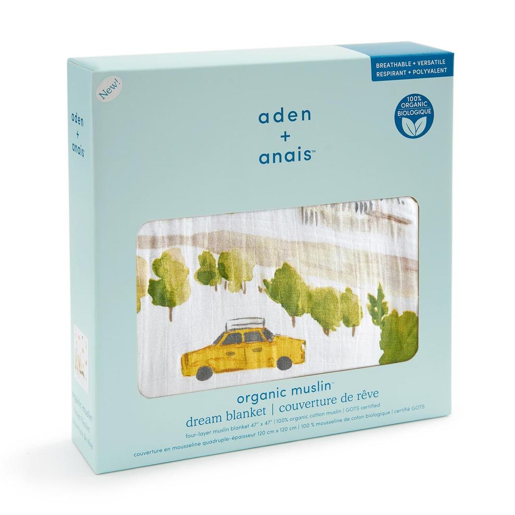 aden+anais New York Organic Cotton Blanket, 120cm x 120cm