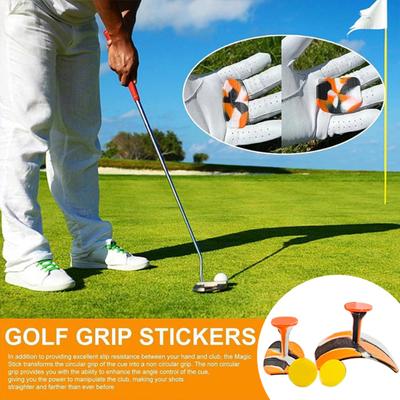 Golf Club Grip Pads Golf Swing Trainer Aid Non Slip Club Grip Pad Swing Posture Corrector Golf Accessories for Men Women