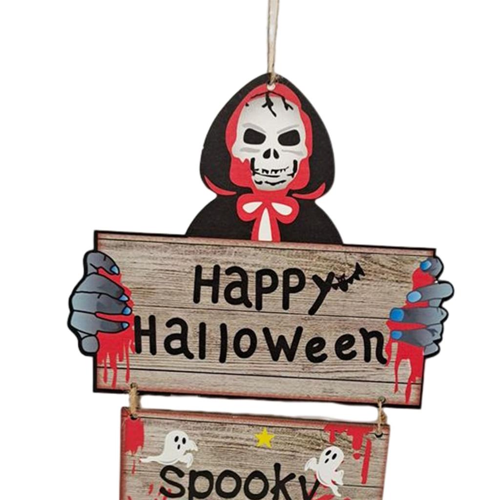 Halloween Opknoping Teken Voordeur Plaque Ambachten Veranda Outdoor Party