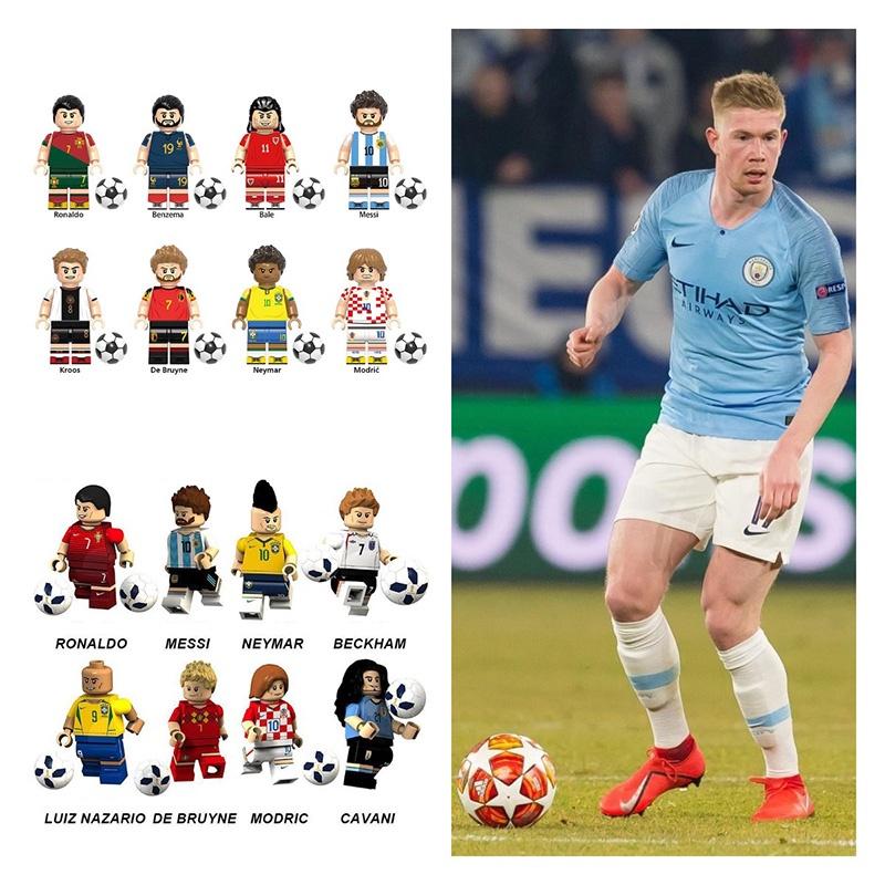 Science Xp013-020 Messi Neymar Football Team Building Blocks Toy
