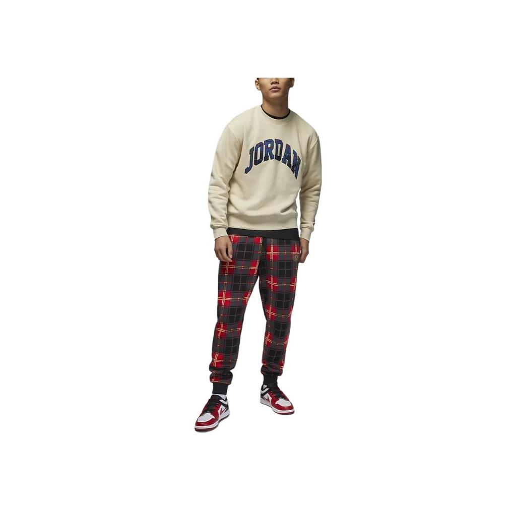 Jordan Felpa Pullover in Pile con Patch Logo FW22 Uomo Top Cachi DV1576-206