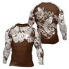 2026 New 3D Printed Quick-Drying Breathable Sports Fitness Clothing Men's Long-Sleeved T-Shirt Boxing/Judo Training Suit Y2k Top
