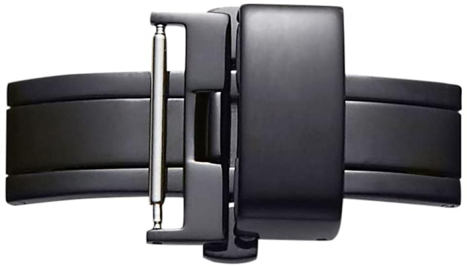 

[Bambi] Leather Buckle, Butterfly Design, 18mm, Black ZB010P
