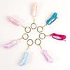 Yousheng Satin Ballet Shoe Keychain Handmade Mini Pointe Shoe Pendant with Keyring Ballet Lovers Bag Charm Gift for Ballet Dancers