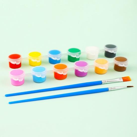 Moon Lamp Painting Kit for Kids 4-12 DIY Night Light Craft Set with 2 Paints Brushes Art Supplies Creative Gift for Birthday Party