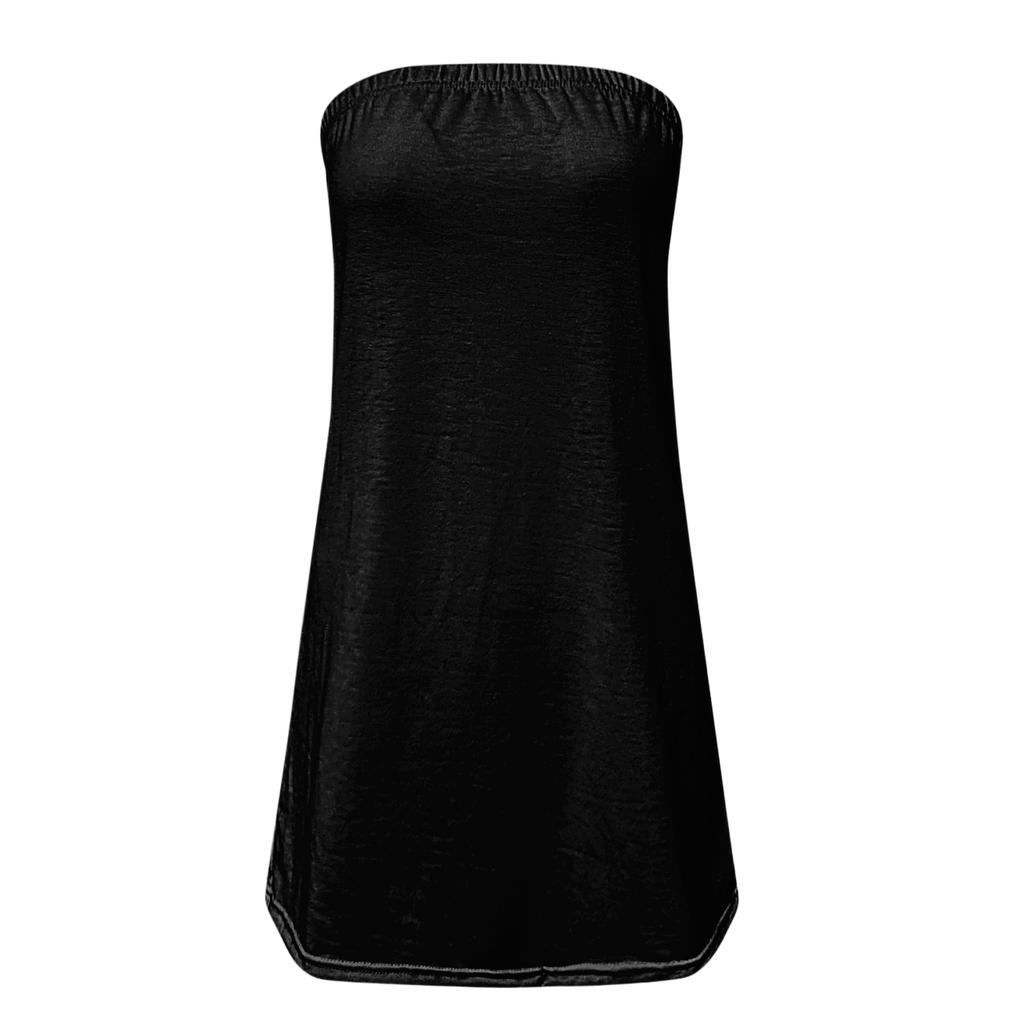 Women’s Bandeau Top Strapless Top Tube Top Boobtube Tops Women Backless Top Crop Top Y2K Clothes for Summer Going Out Tops for Women UK