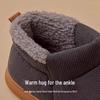 Guoluofei Elderly Closed-Heel Warm Cotton Slippers