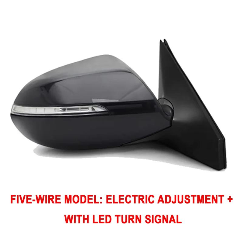 5/7/9 Pin Car Left Right Side Rearview Mirror Assembly with Turn Signal Light for Kia Sportage R 2011-2016