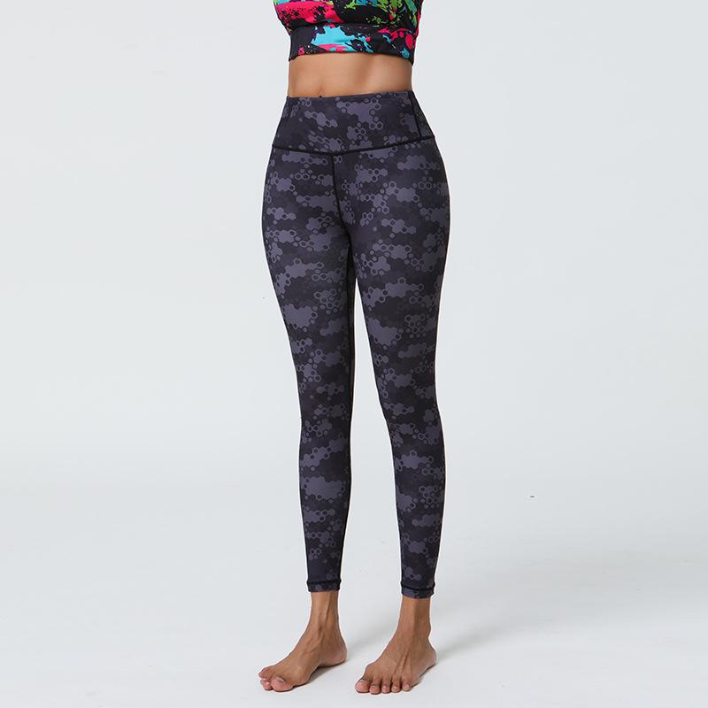 New yoga pants colorful printed yoga pants fitness pants