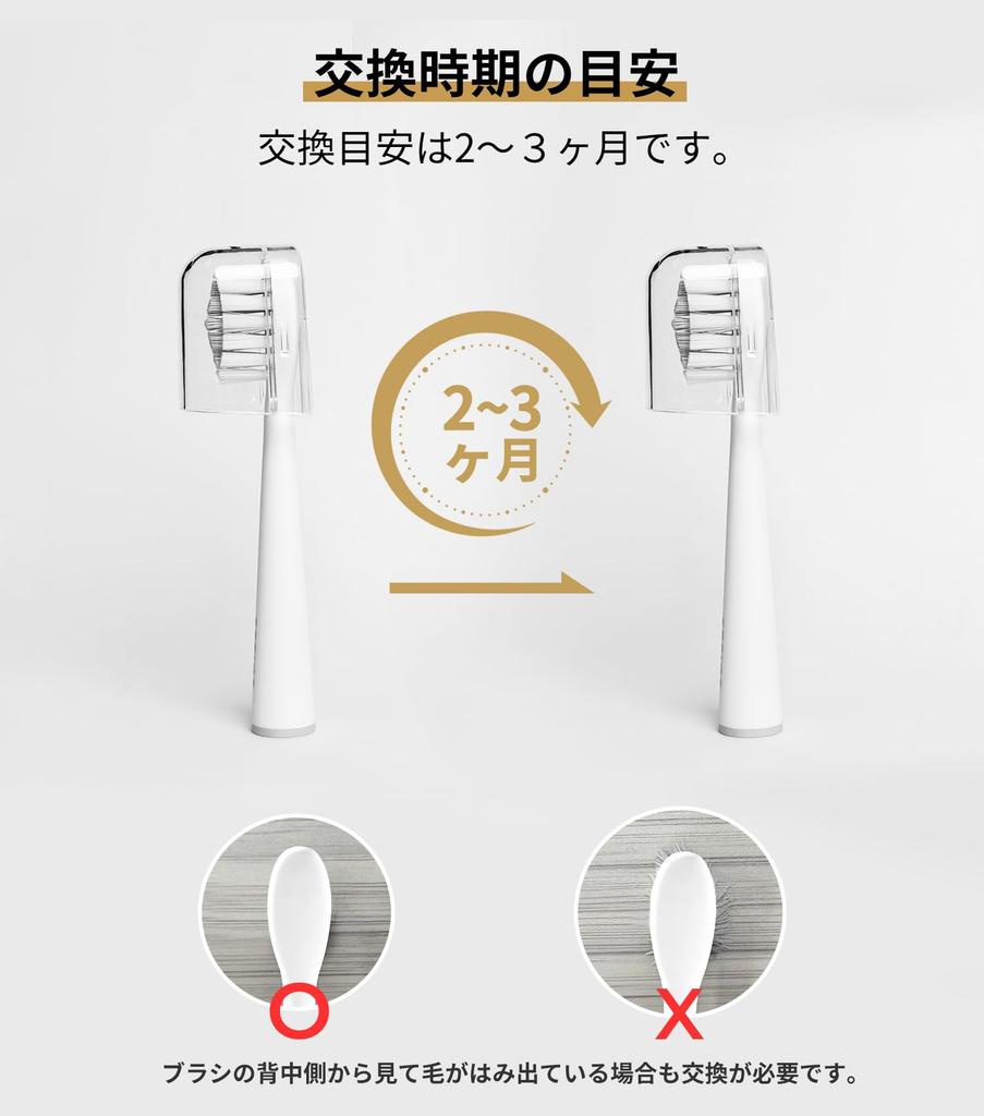 Epeios Elektrische Zahnbürste Schallzahnbürste Ersatzbürstenköpfe 8 Köpfe Zahnbürste Schalltyp Ersatzbürste für Elektrische Zahnbürsten