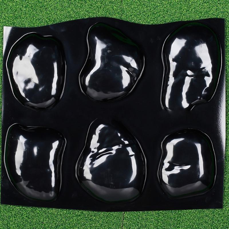 Rock Brick Concrete Mold Step Stones Plaster Cobblestones Mould Garden Decor DIY