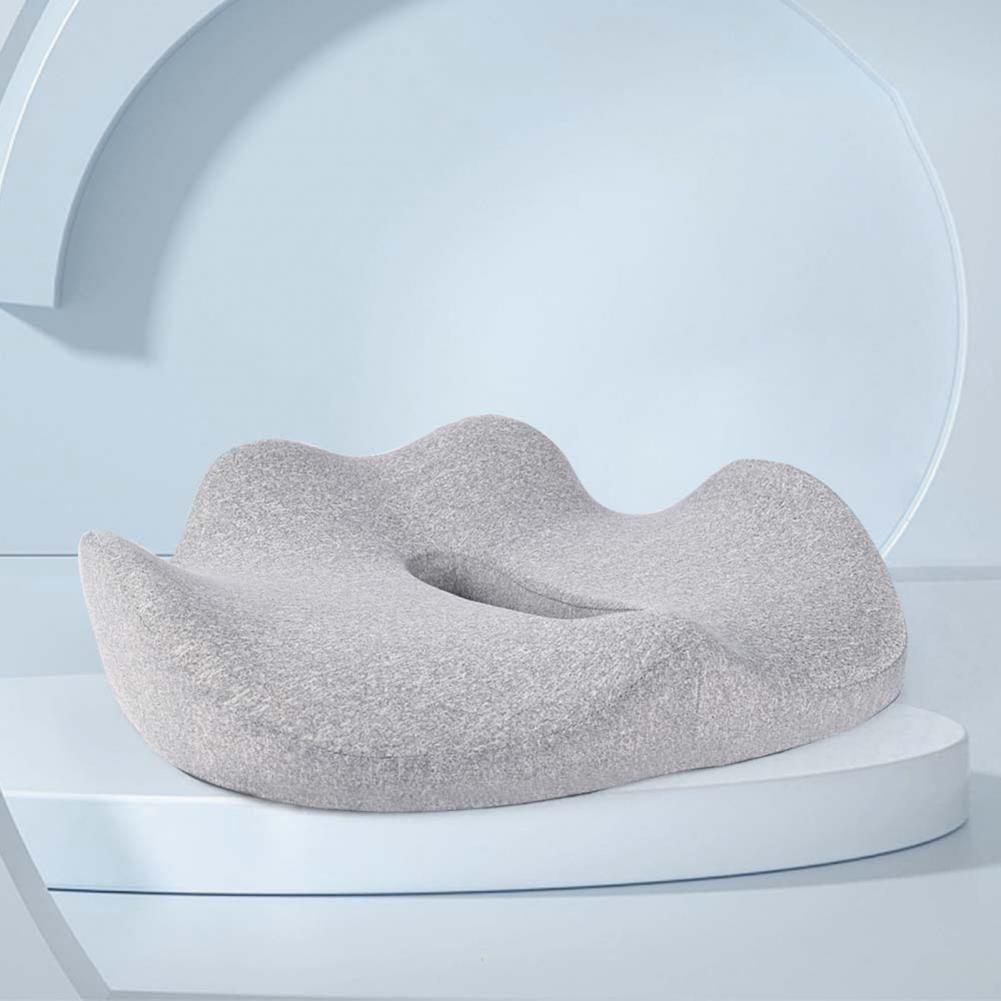 Coccyx Pain Relief Cushion Contour Cushion Memory Foam Seat Cushion for Office Workers Sciatica Relief Tailbone Wide for Car