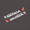Car Sticker Car Body Decor Decals Car Door Side Stripes Stickers For Skoda Octavia A5 A7 RS Fabia Superb   NL6