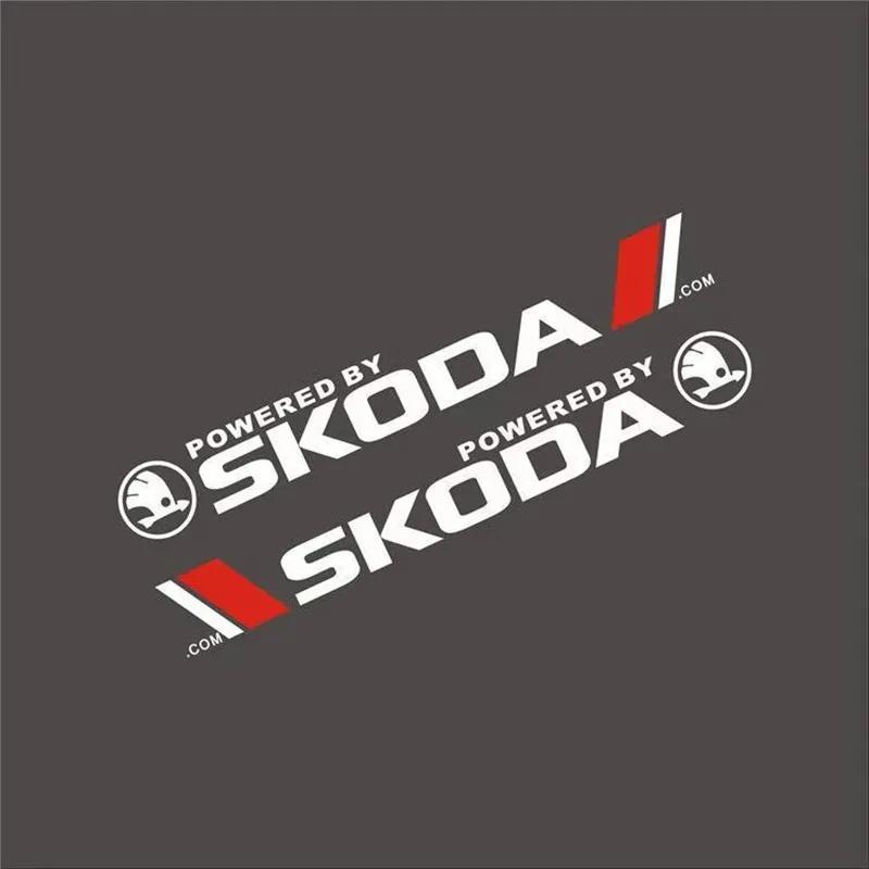 Car Sticker Car Body Decor Decals Car Door Side Stripes Stickers For Skoda Octavia A5 A7 RS Fabia Superb   NL6