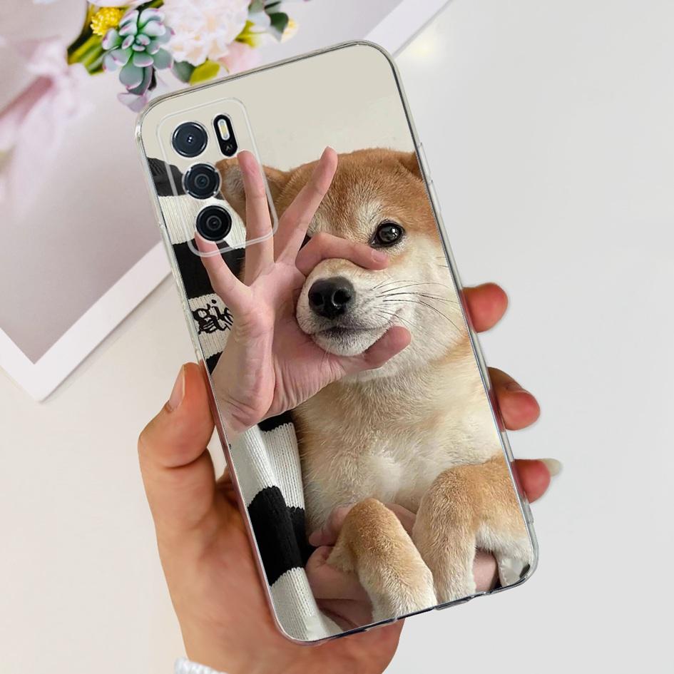 For OPPO A54S Case CPH2273 Back Cover Luxury Marble Cartoon Soft Silicone Phone Case For OPPO A16 CPH2269 A16S CPH2271 Funda New