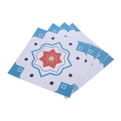 4 Stück Set Marmor Fliesenaufkleber 3D Selbstklebende Tapete Wandaufkleber für Badezimmer Küche Schlafzimmer