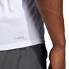 adidas Sport Ultimate Solid Color Comfortable Crew Neck Straight Cut Short Sleeve T-Shirt Men Tops White DU1435