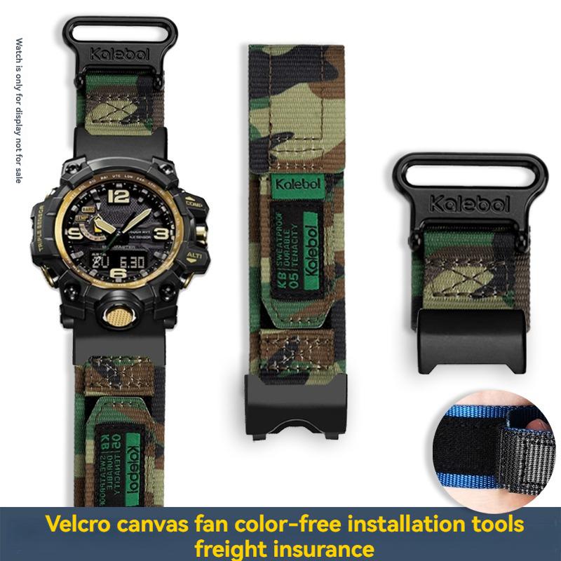 Pro Casio G-SHOCK mudmaster GWG-1000/GB série sportovní horolezecký nylonové plátno řemínek k hodinkám pro muže příslušenství náramek