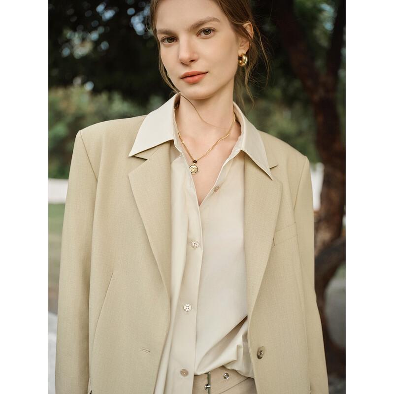 ELLE Women's Oversized Business Casual Blazer