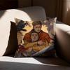 KKingdom Come Deliverance Pillow Case Square DoubleSided Printing Short Plush Sofa Cushion Cover Bedroom Bedside Pillow
