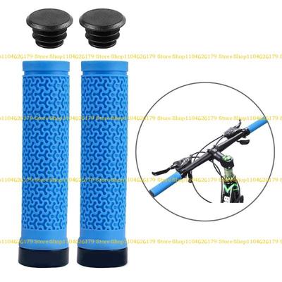A1A2 Aluminum Alloy Locks-on Mountain Bike Grips Foldable Bicycles Grips Clamp Grips Ergonomic Designs Bike Handlebar Grips