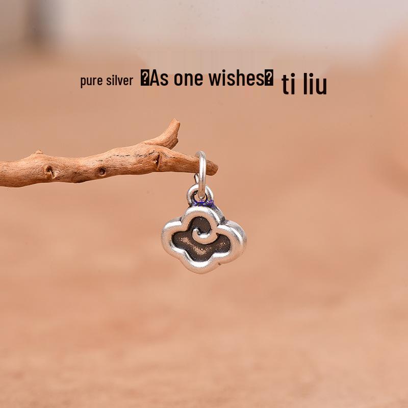 

Браслет-подвеска из стерлингового серебра «Жезл Жуи»: Плетеный браслет ручной работы из бисера для мужчин и женщин