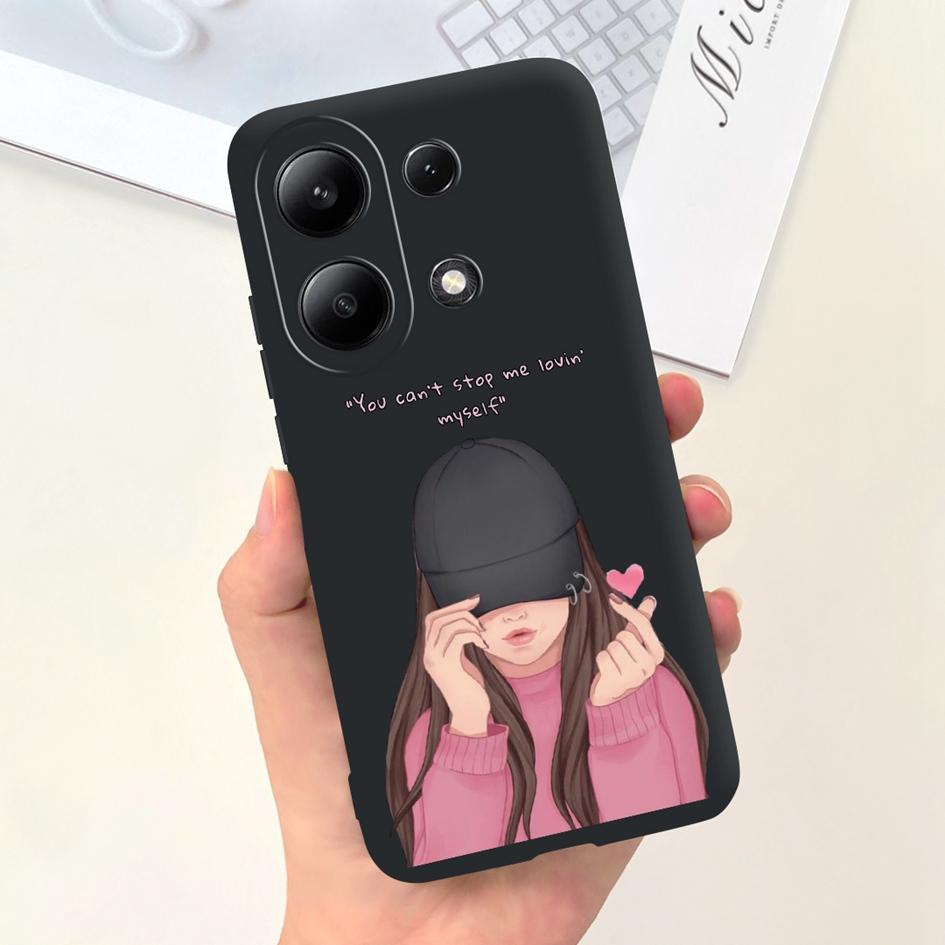 For Xiaomi Redmi Note 13 Pro Plus 5G Case Fashion Girls Love Heart Fundas Soft Silicone Cover For Redmi Note 13 Pro 4G 5G Bumper