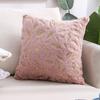 Gold Foil Feather Pillow Cover Short Plush Sofa Cushion Cover Modern Minimalist Throw Pillow Accent Pillowcase Home Decor