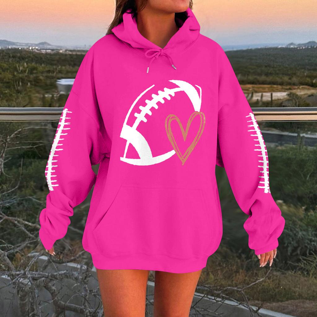 Womens Hoodies Oversized Sweatshirts Long Sleeve Casual Pullover Hooded Sweatshirt Tops
