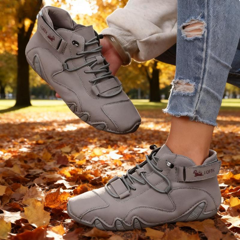 

Женская новая кожаная обувь дизайнерская легкая удобная дышащая подходит для улицы велоспорта ходьбы на плоской подошве ботинки 36