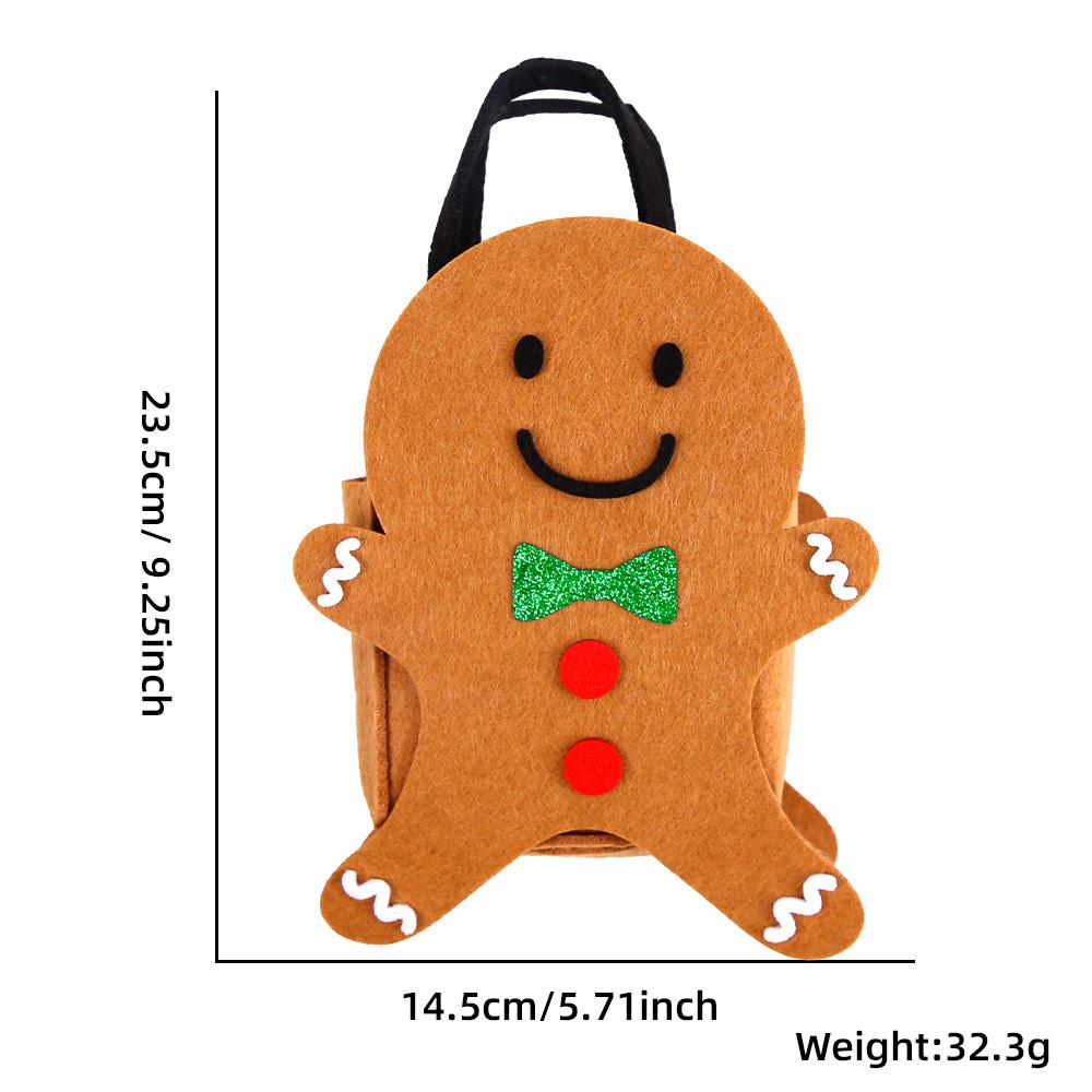 

Creative Christmas Felt Handbags Featuring Cute Snowman And Gift Box Designs Perfect For Giving Holiday Gingerbread