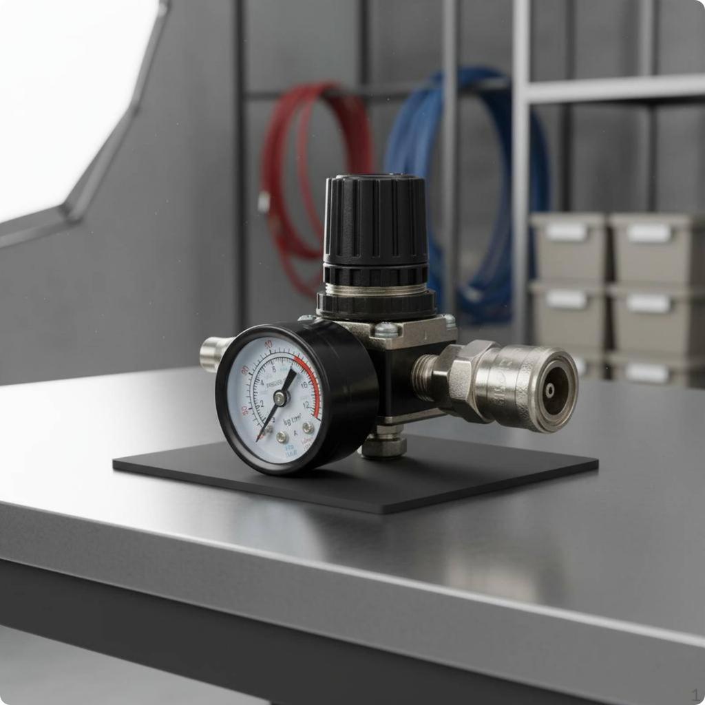 Luftkompressor Druckregler Schnellkupplungen Manometer Einfach zu installieren