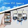 6MP Outdoor Triple-Lens Camera with 9MP HD, Wireless WiFi, and 4G Connectivity
