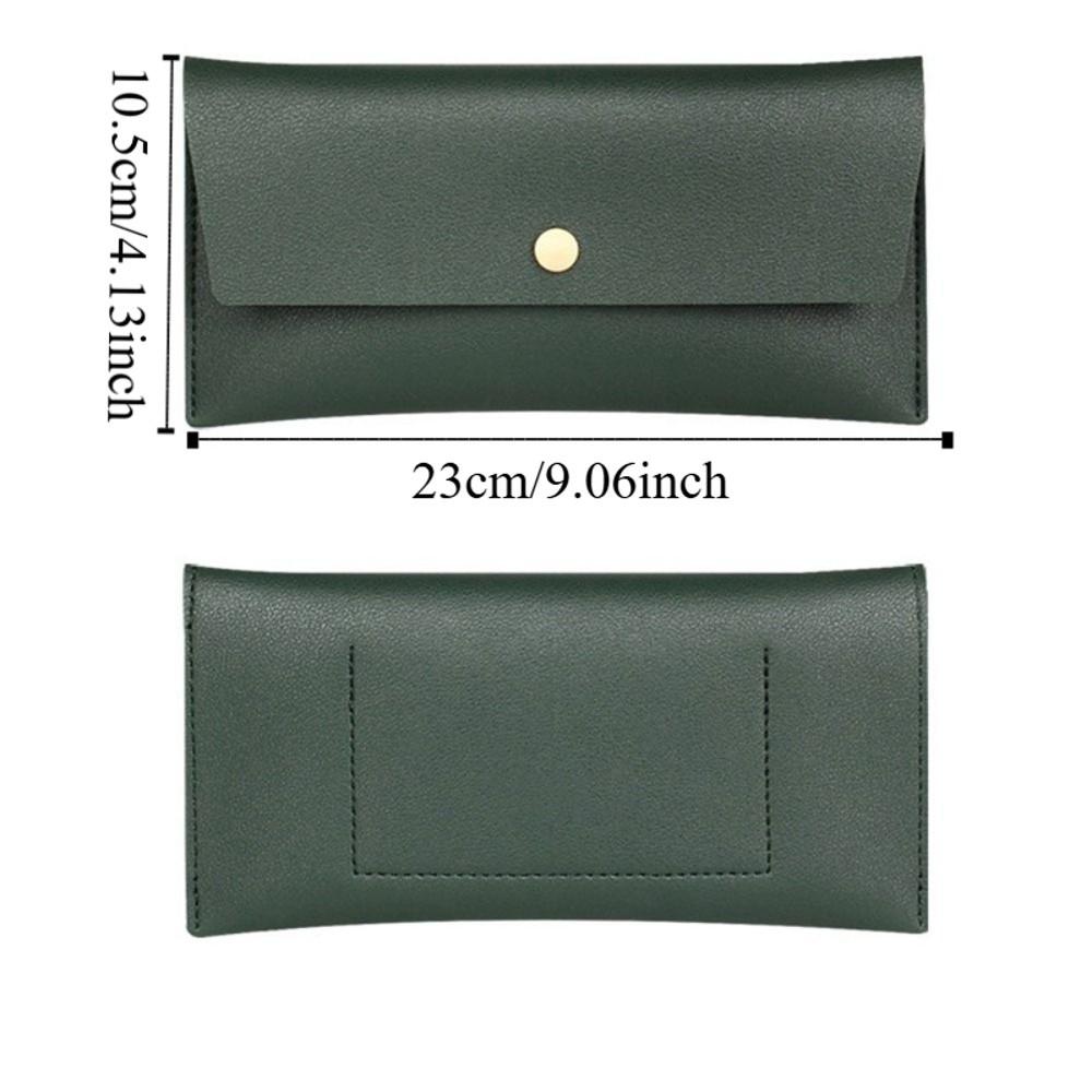 Portable Women Long Clutch Bag Korean Style Change Bag Fashion Envelope Wallets  Female
