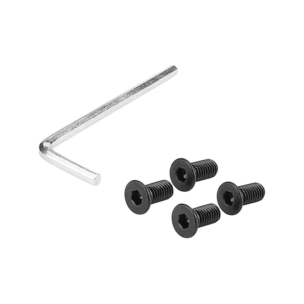 

With Wrench Screw Black Kit Mounting Screw Scooter 4PCS