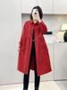 Solid Color Mid-Length Trench Coat - Spring/Autumn Korean Fashion Loose Fit Outerwear