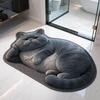 3D Cat Bathroom Mat: Quick-Dry, Water-Absorbent Diatomaceous Mud Mat with Stereoscopic Effect