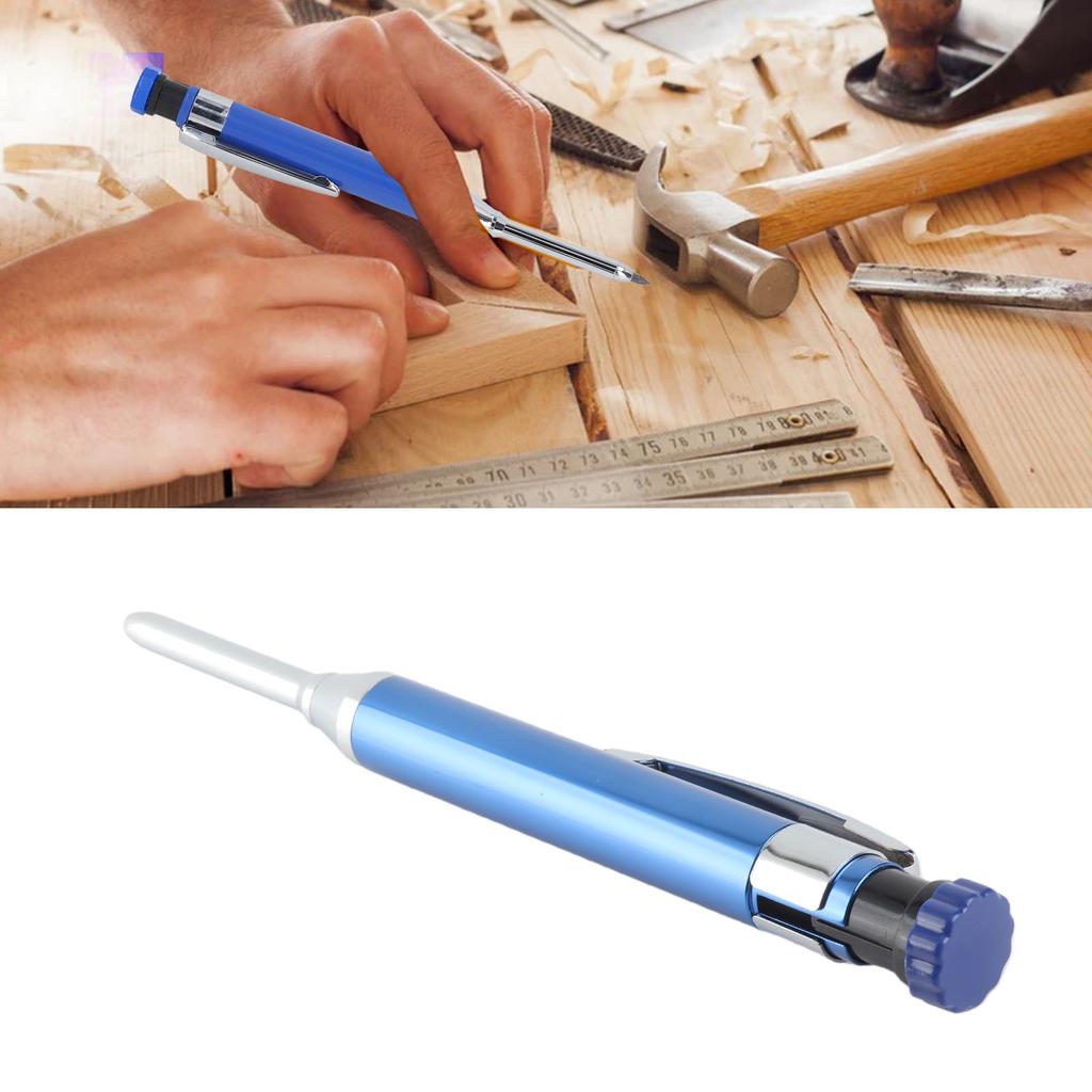 Mechanical Carpenter Pencil Heavy Duty with Sharpener Nose Hole for Woodworking Construction