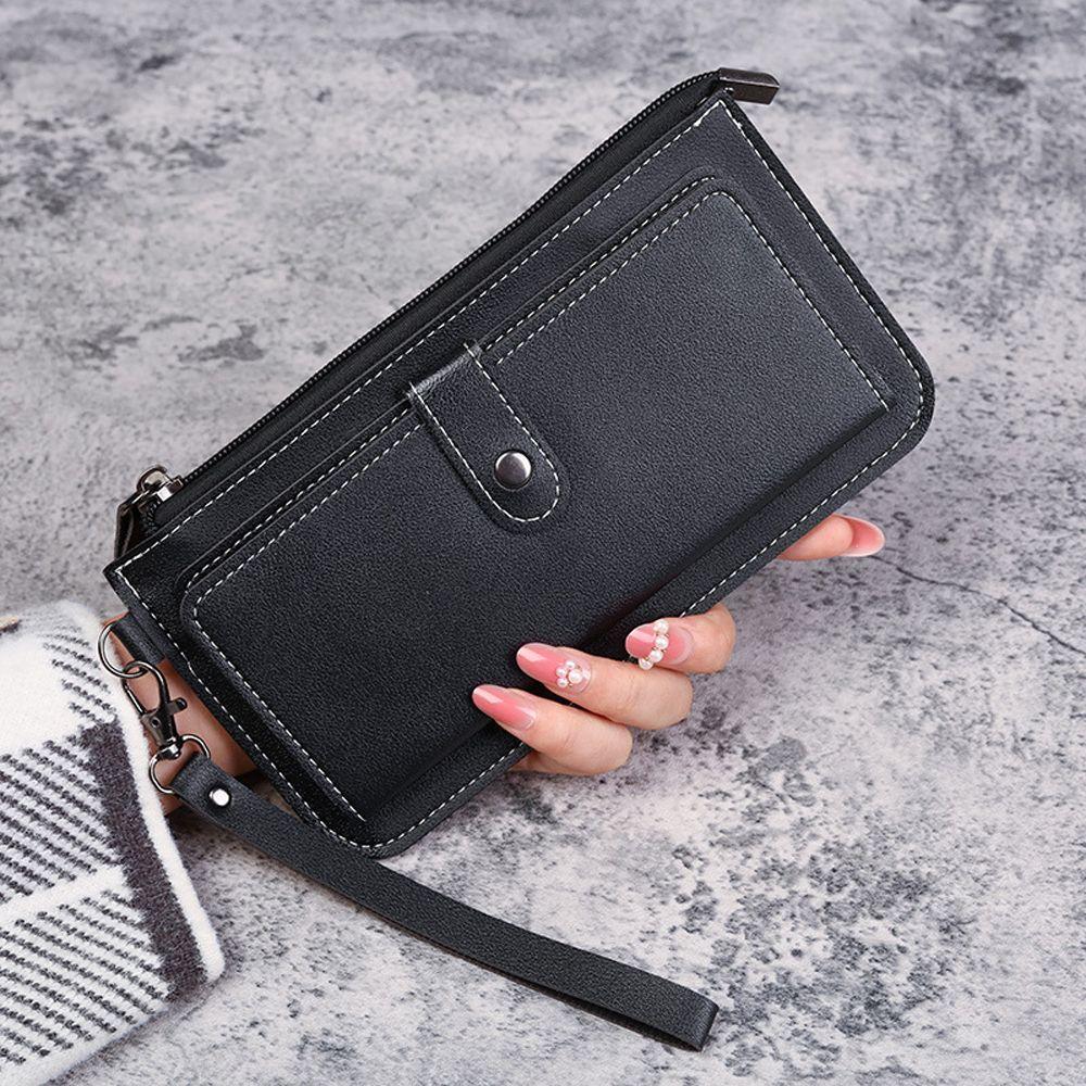 Clutch Buckle Tassel Folding Long Zipper Women Clutch Handbag Ladies Wallet Coin Purse Card Holder 559₽