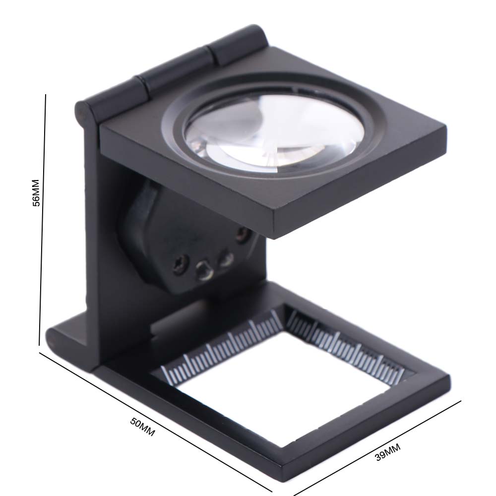 LED Lights Folding Magnifier Glass Lens Magnifying Glass LED Light Magnifier  Cloth Inspection