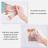 8 Pieces Makeup Brushes with Plastic Handle Waterproof Powder Foundation Make Up Eye Shadow Kit Brush Cosmetics Travel